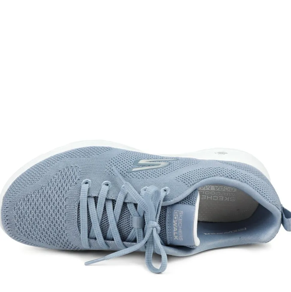Skechers Air Cooled Lace Up Trainers - Blue