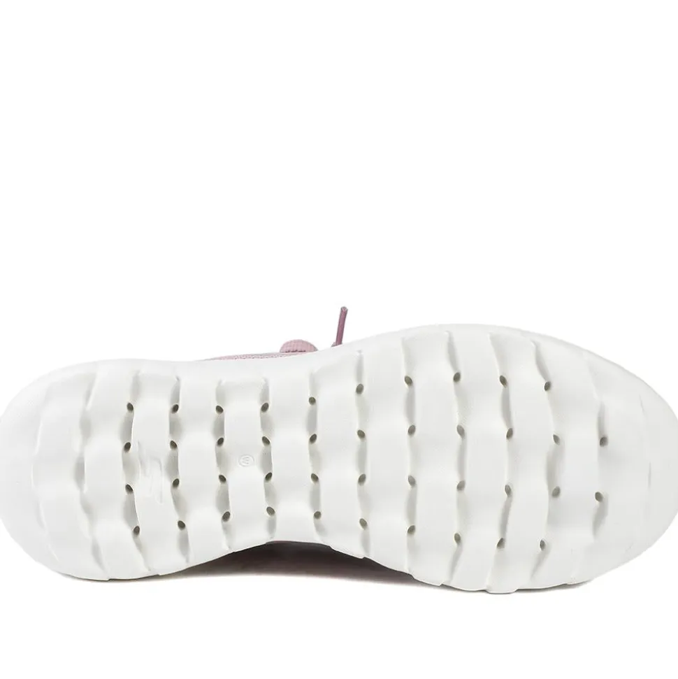 Skechers Air Cooled Lace Up Trainers - Mauve