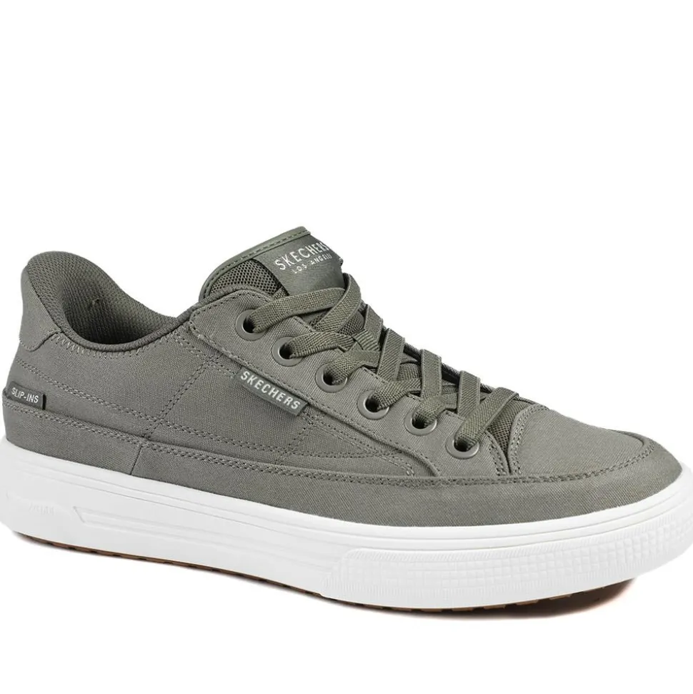 Skechers Arch Fit Arcade Trainers - Khaki