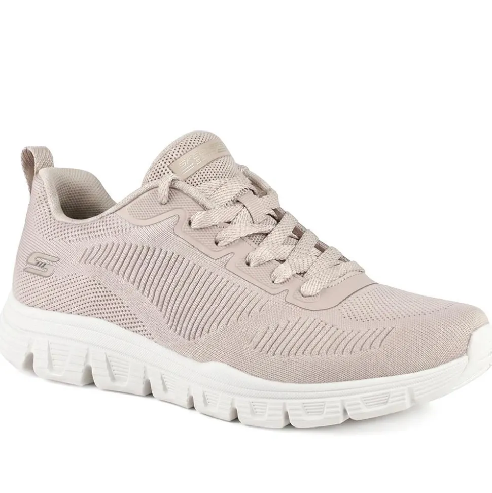 Skechers Bobs B Lite Trainers - Taupe