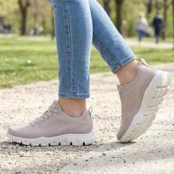 Skechers Bobs B Lite Trainers - Taupe
