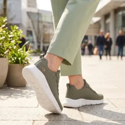 Skechers BOBS Sport B Flex Trainers - Olive