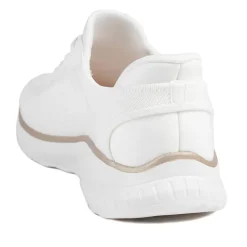 Skechers BOBS Squad Chaos Current-Muse Trainers - White-Gold