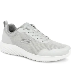 Skechers Bounder Arcadia Lace Up Trainers - Grey