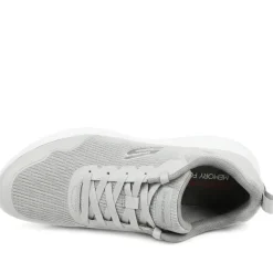 Skechers Bounder Arcadia Lace Up Trainers - Grey