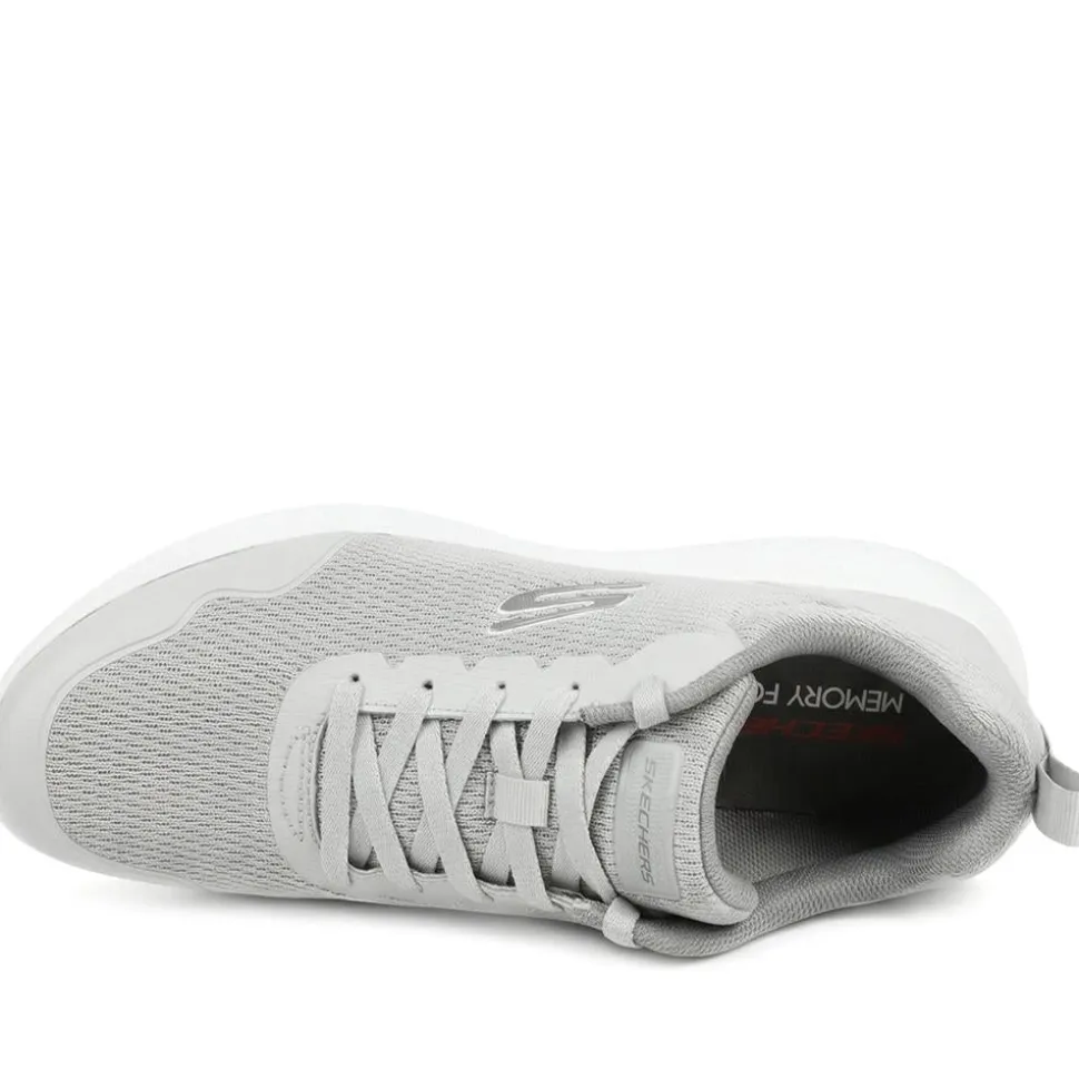 Skechers Bounder Arcadia Lace Up Trainers - Grey