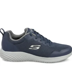 Skechers Bounder Arcadia Lace Up Trainers - Navy