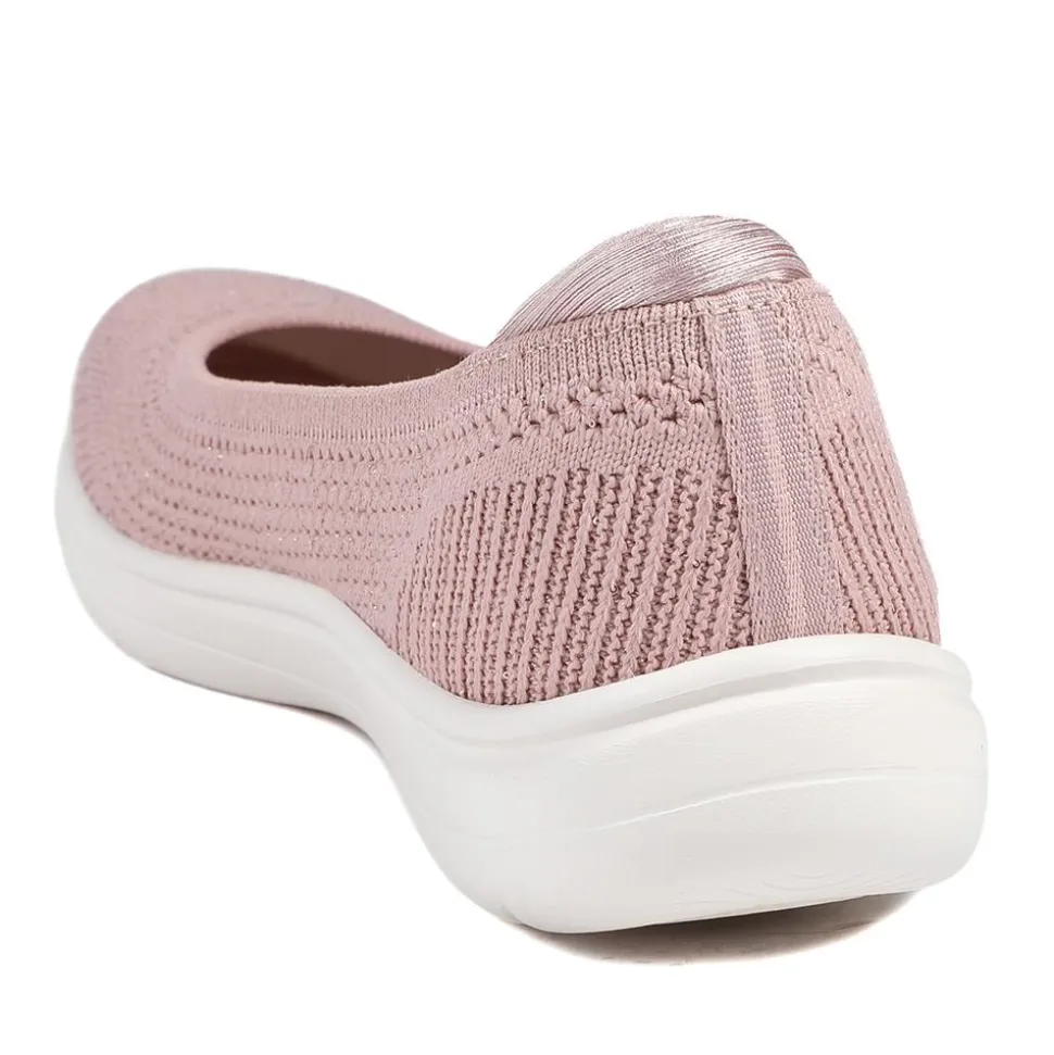 Skechers Breathable Cushioned Pumps - Mauve