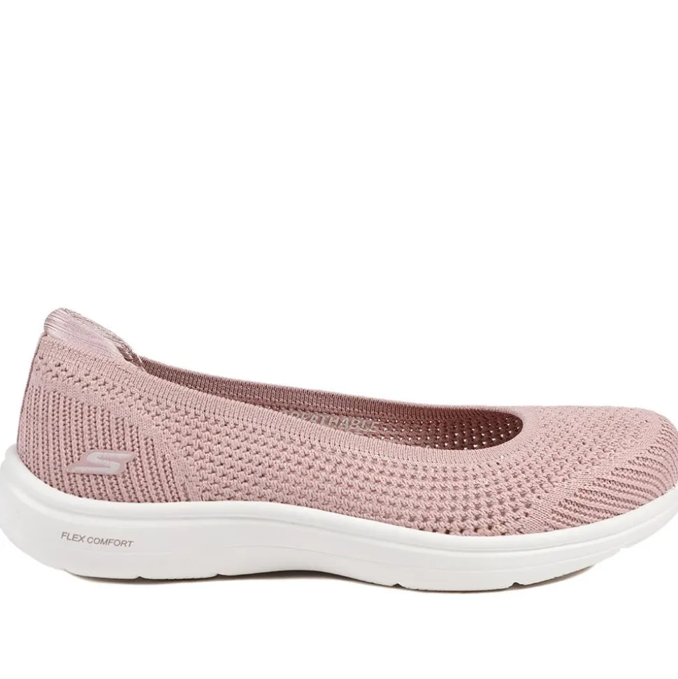 Skechers Breathable Cushioned Pumps - Mauve