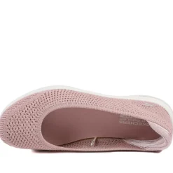 Skechers Breathable Cushioned Pumps - Mauve