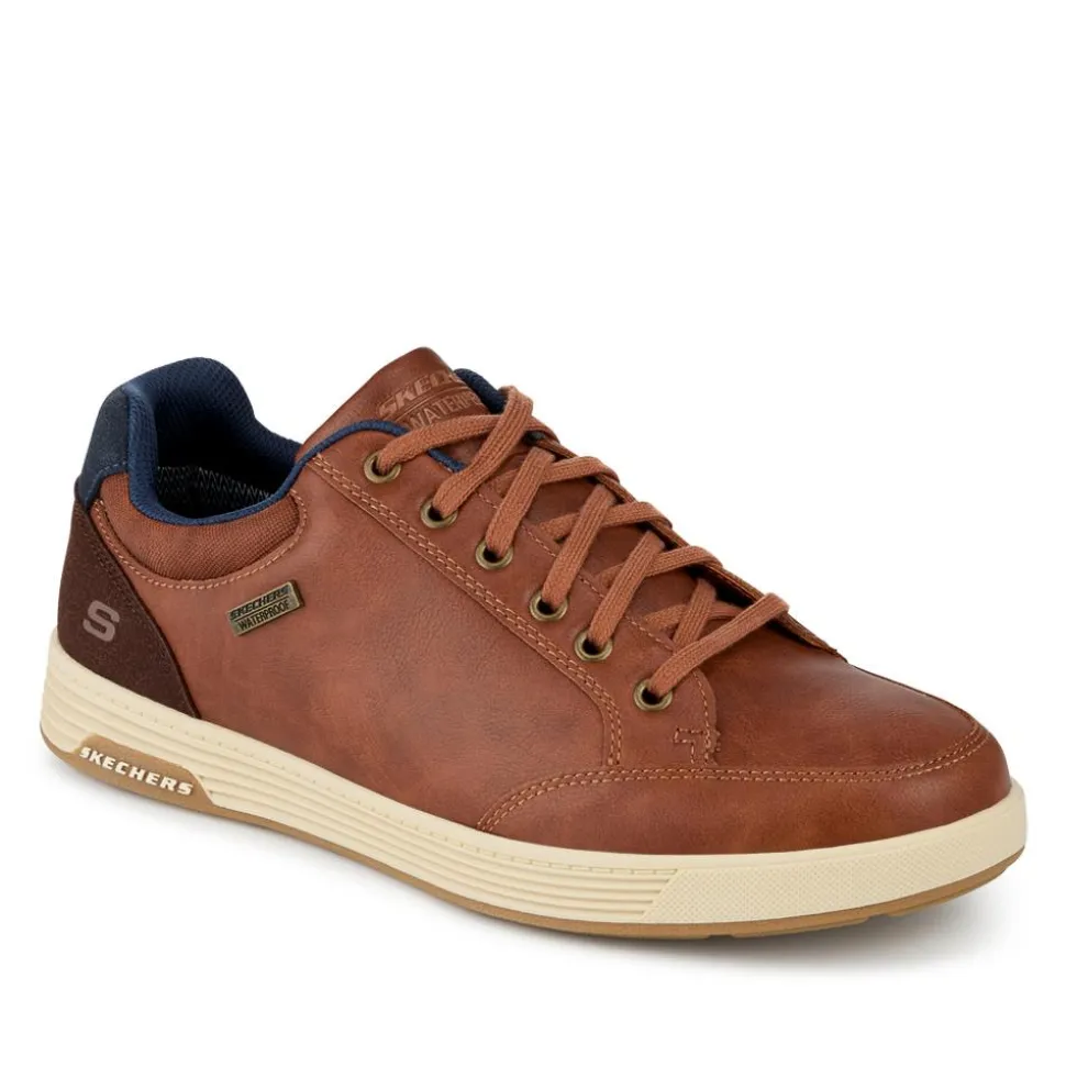 Skechers Cavell Sparkman Waterproof Trainers - Brown