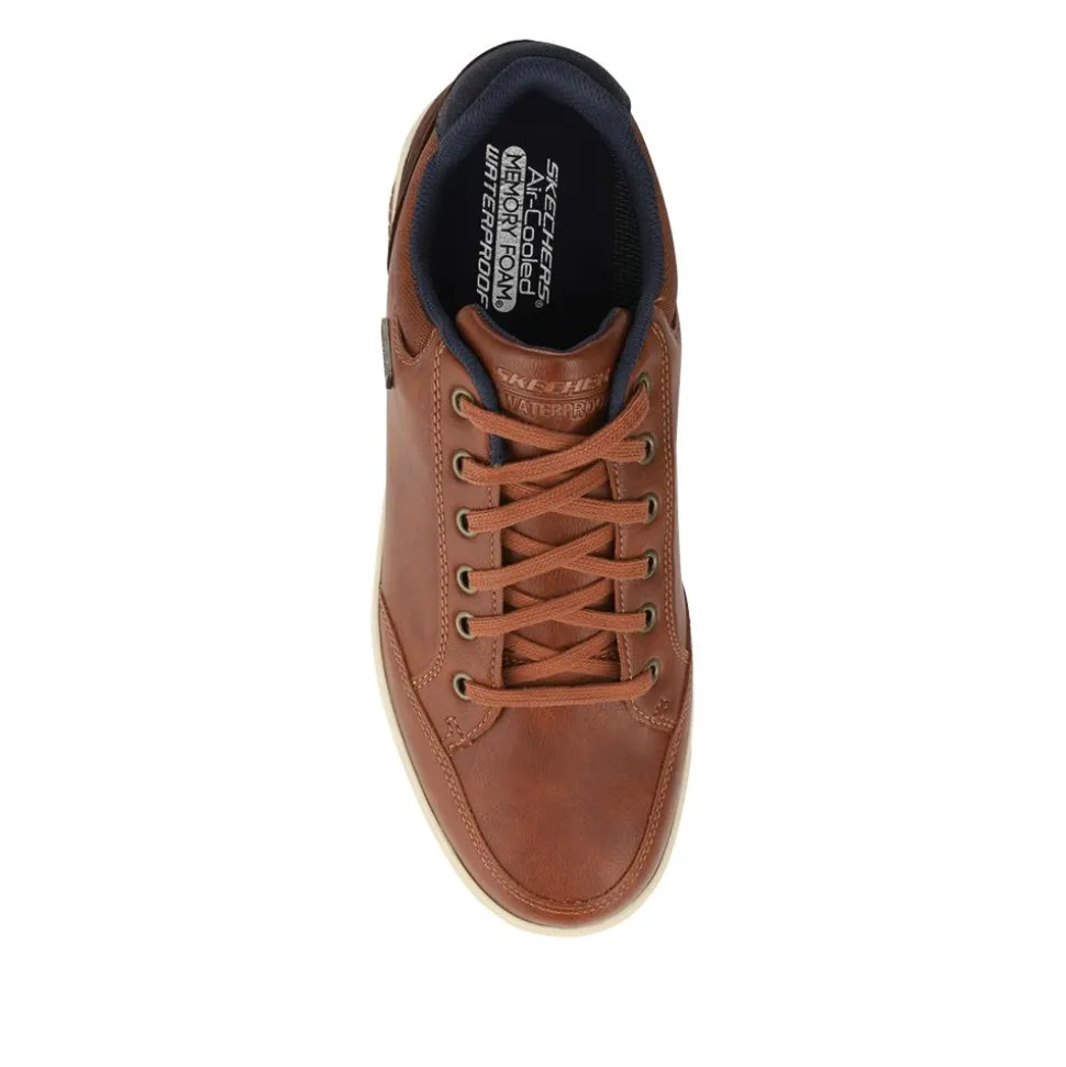 Skechers Cavell Sparkman Waterproof Trainers - Brown