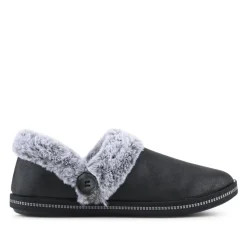 Skechers Cosy Campfire - Girls Night In Slippers - Black