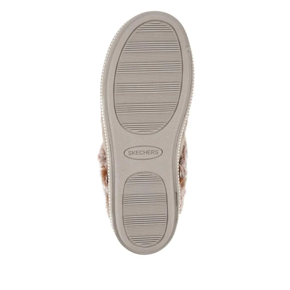 Skechers Cosy Campfire - Girls Night In Slippers - Taupe