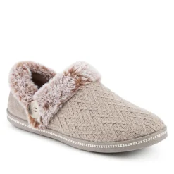 Skechers Cosy Campfire - Girls Night In Slippers - Taupe