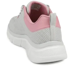 Skechers Cushioned Lace Up Trainers - Grey