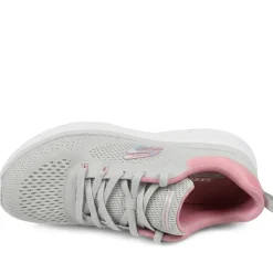 Skechers Cushioned Lace Up Trainers - Grey