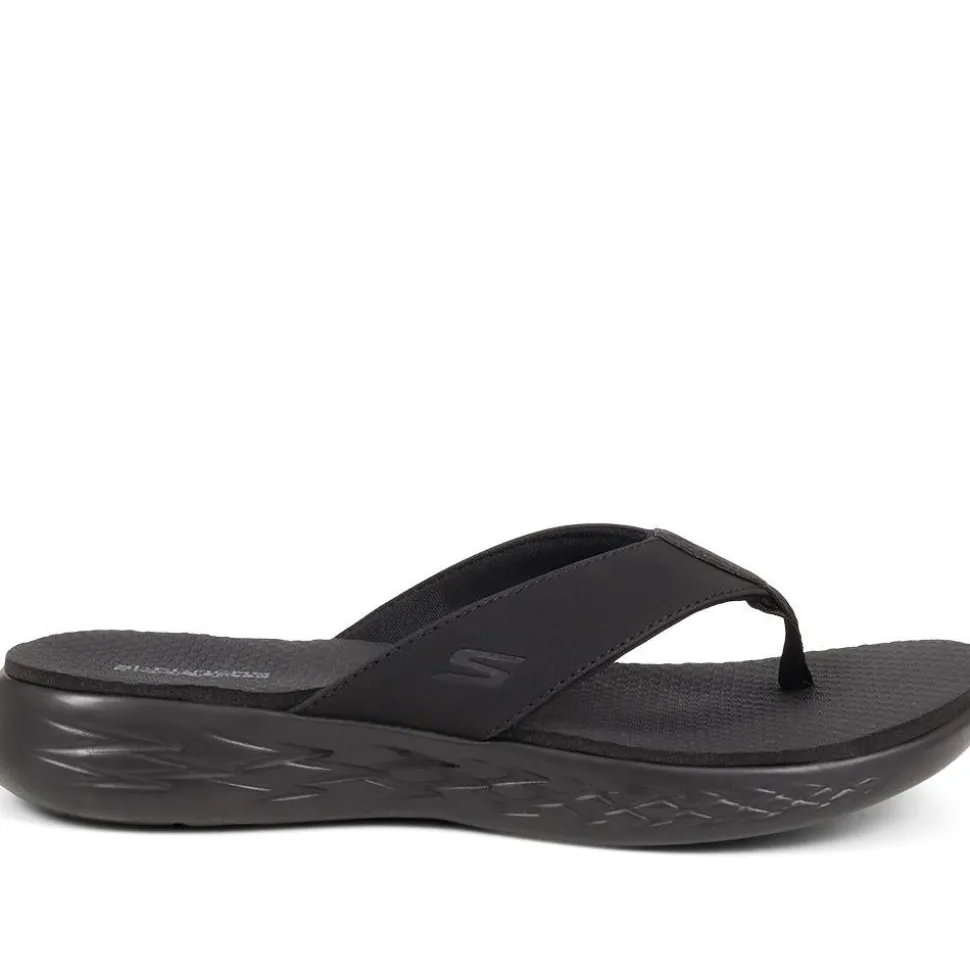 Skechers Cushioned Sandals - Black