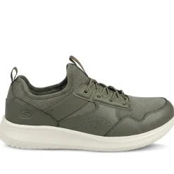 Skechers Dawson Monterey Bungee Lace Trainers - Olive
