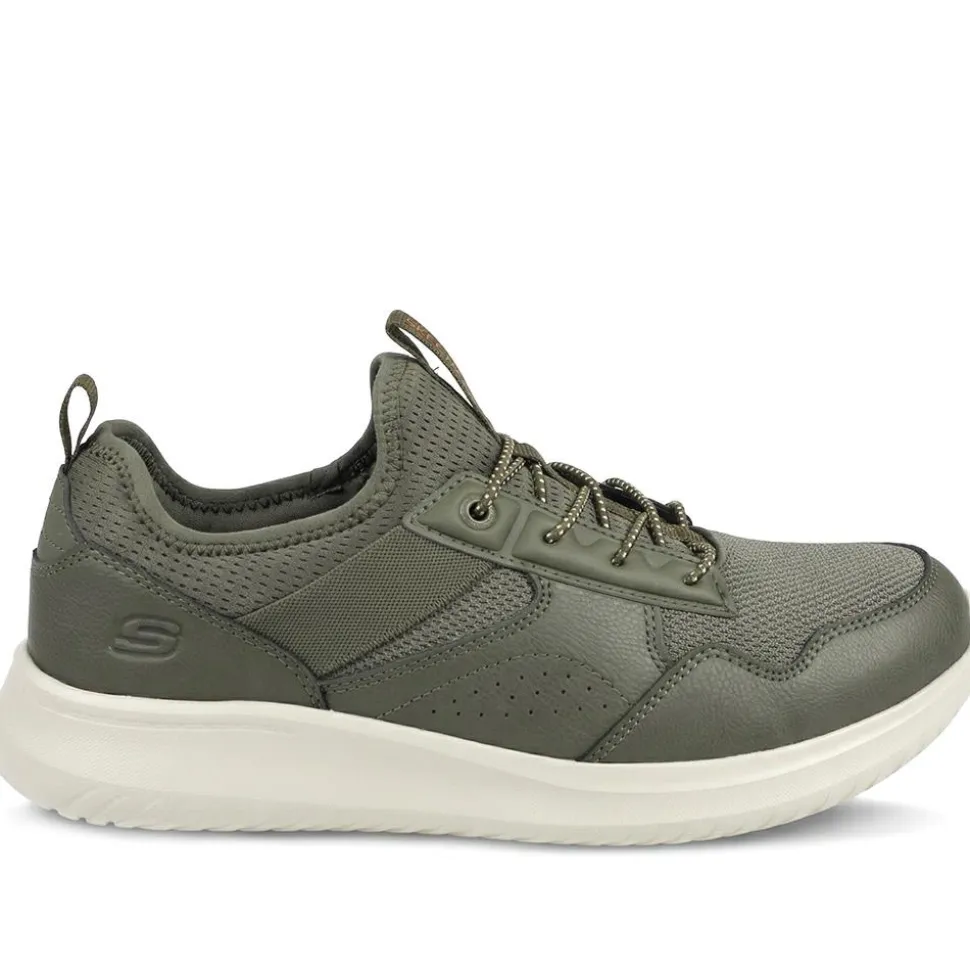 Skechers Dawson Monterey Bungee Lace Trainers - Olive