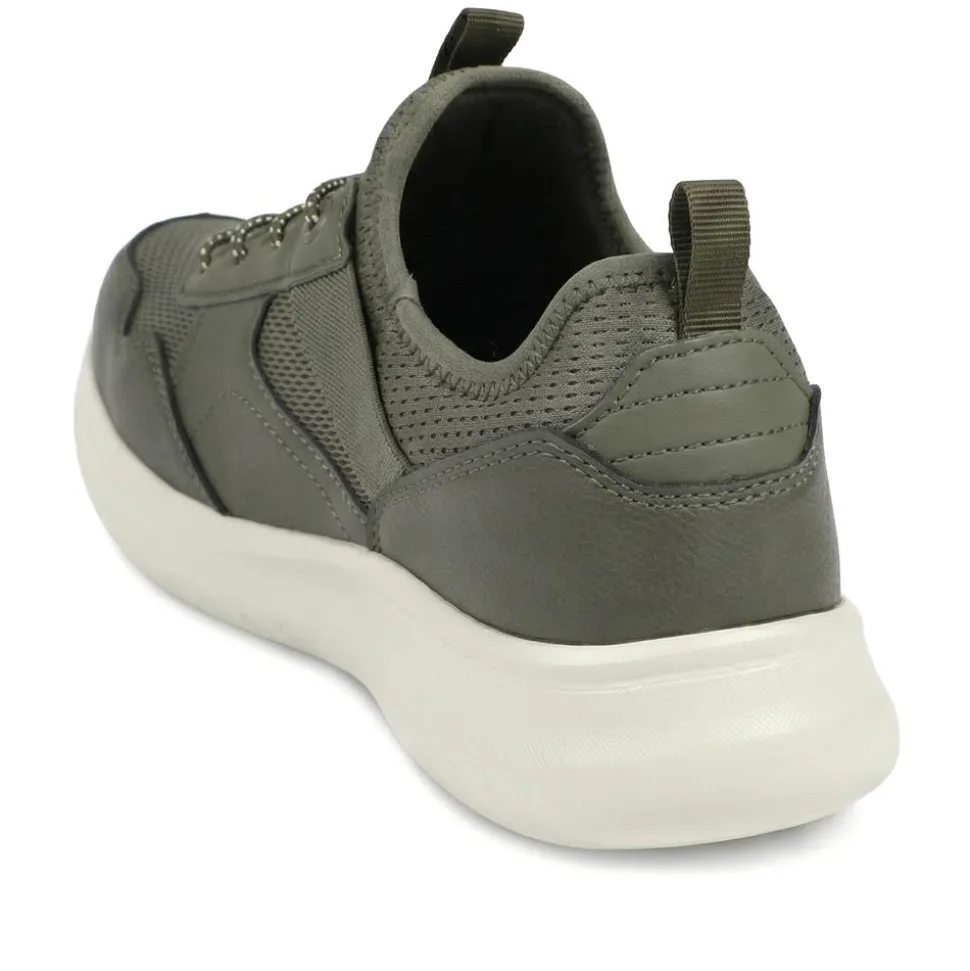 Skechers Dawson Monterey Bungee Lace Trainers - Olive