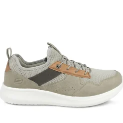Skechers Dawson Monterey Bungee Lace Trainers - Taupe
