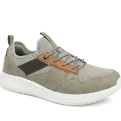 Skechers Dawson Monterey Bungee Lace Trainers - Taupe
