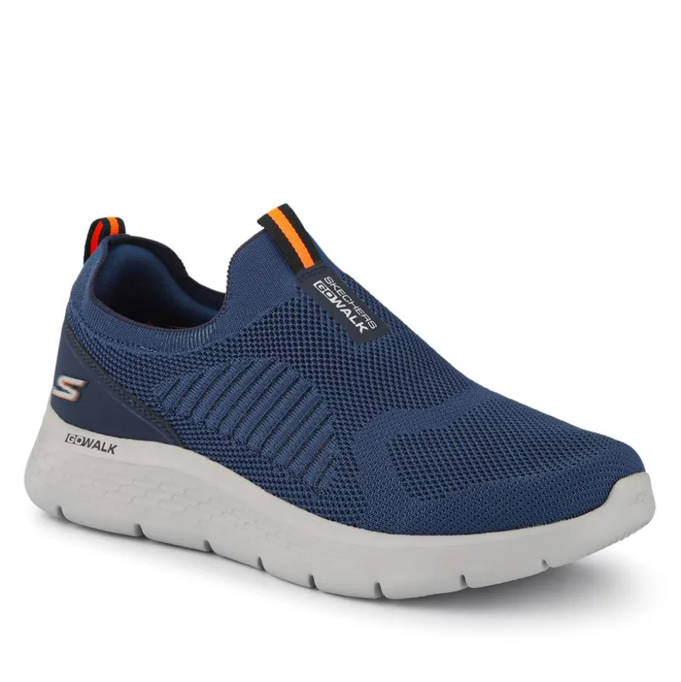 Skechers Extra Wide Fit GO WALK FLEX Trainers - Navy