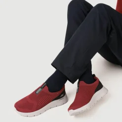 Skechers Extra Wide Fit GO WALK FLEX Trainers - Red