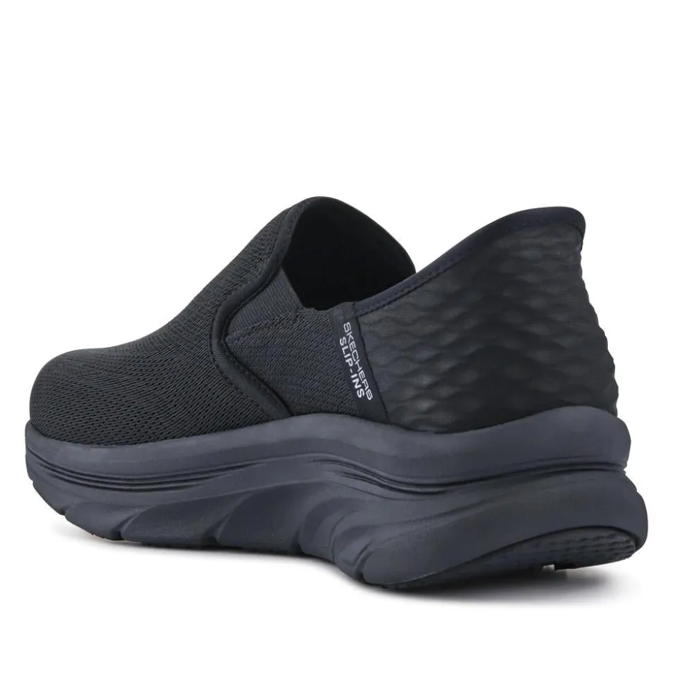 Skechers Extra Wide Slip-Ins D'Lux Walker 2.0 - Black-Black