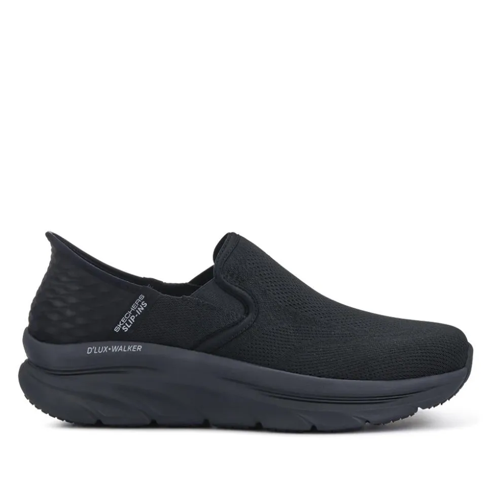 Skechers Extra Wide Slip-Ins D'Lux Walker 2.0 - Black-Black