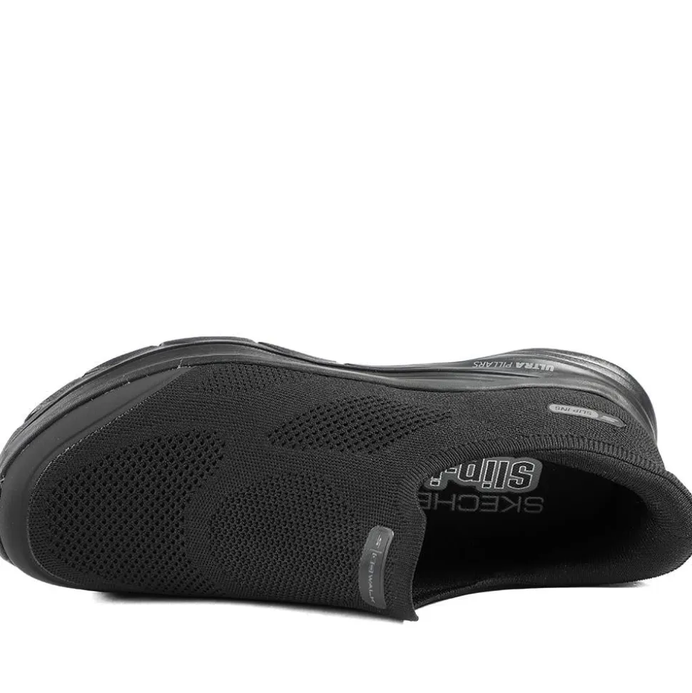 Skechers Extra Wide Slip-ins Go Walk 8 Trainers - Black-Black