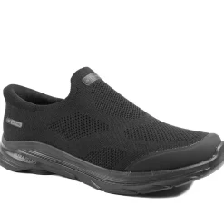 Skechers Extra Wide Slip-ins Go Walk 8 Trainers - Black-Black