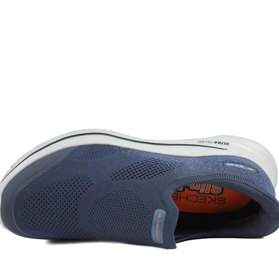 Skechers Extra Wide Slip-ins Go Walk 8 Trainers - Navy