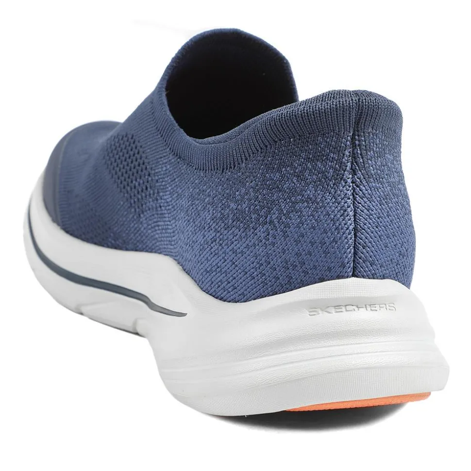 Skechers Extra Wide Slip-ins Go Walk 8 Trainers - Navy