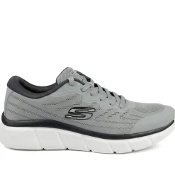 Skechers Flex Flow Arlen Lace Up Trainers - Grey