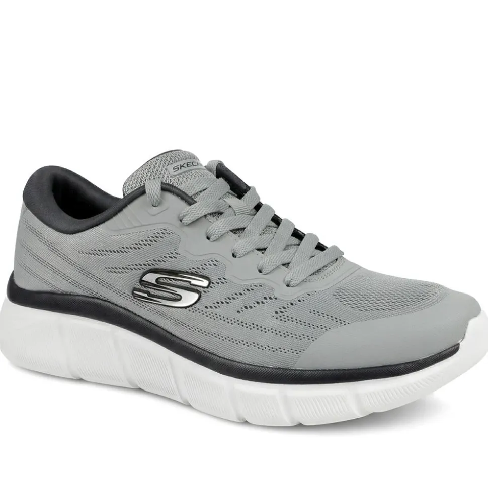 Skechers Flex Flow Arlen Lace Up Trainers - Grey
