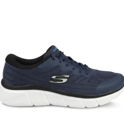 Skechers Flex Flow Arlen Lace Up Trainers - Navy