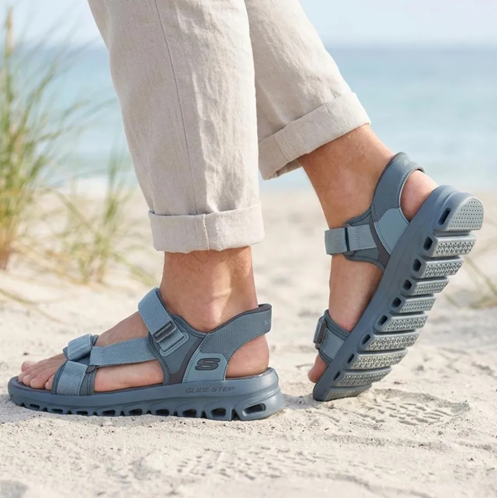 Skechers Glide-Step Sandals - Navy