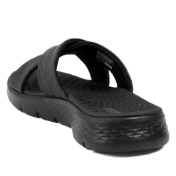 Skechers GO WALK Flex Sandal-Impressed - Black-Grey