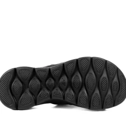 Skechers GO WALK Flex Sandal-Impressed - Black-Grey
