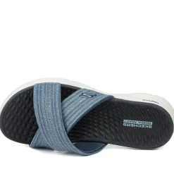 Skechers GO WALK Flex Sandal-Impressed - Navy