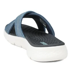 Skechers GO WALK Flex Sandal-Impressed - Navy