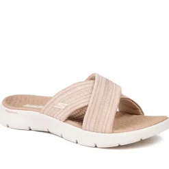 Skechers GO WALK Flex Sandal-Impressed - Taupe