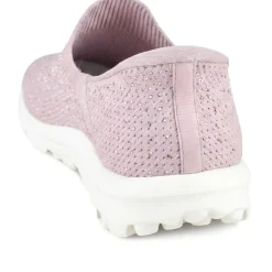 Skechers Go Walk Travel - Amara Slip On Trainers - Mauve