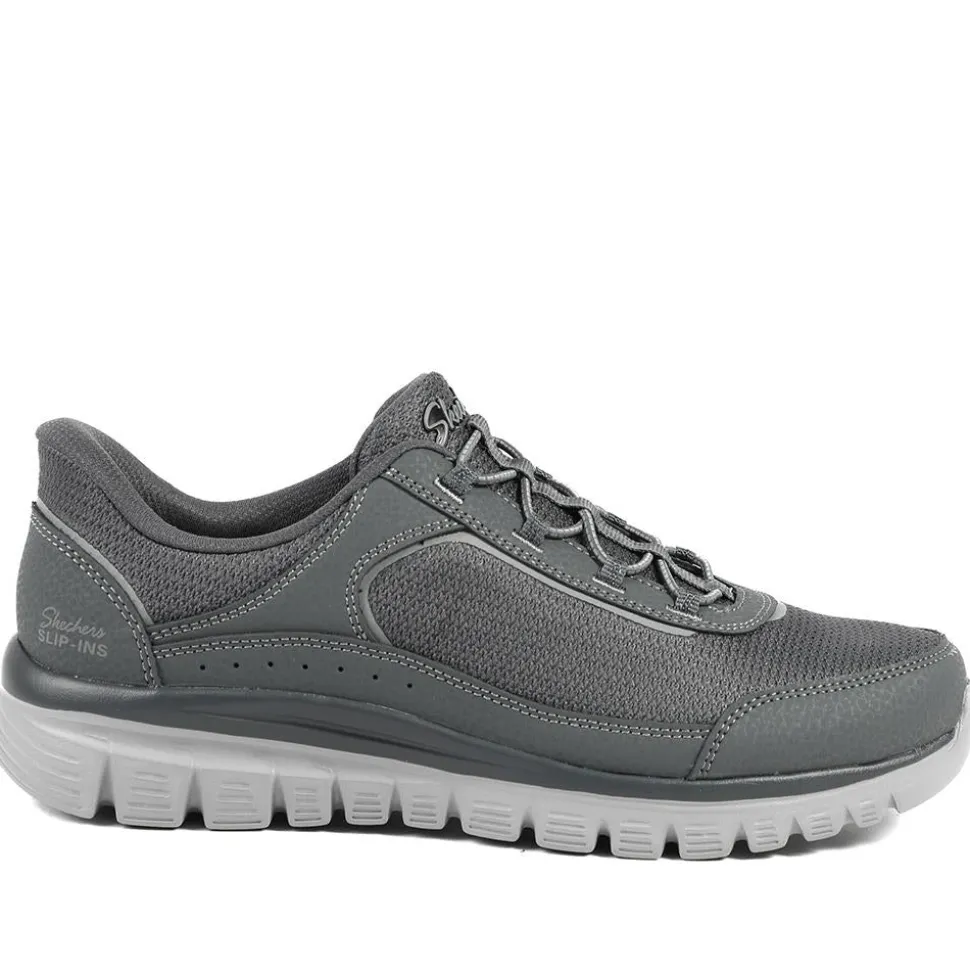 Skechers Graceful Slip-in Trainers - Grey