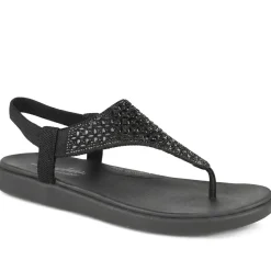 Skechers Meditation Luxe Modern Event Sandals - Black