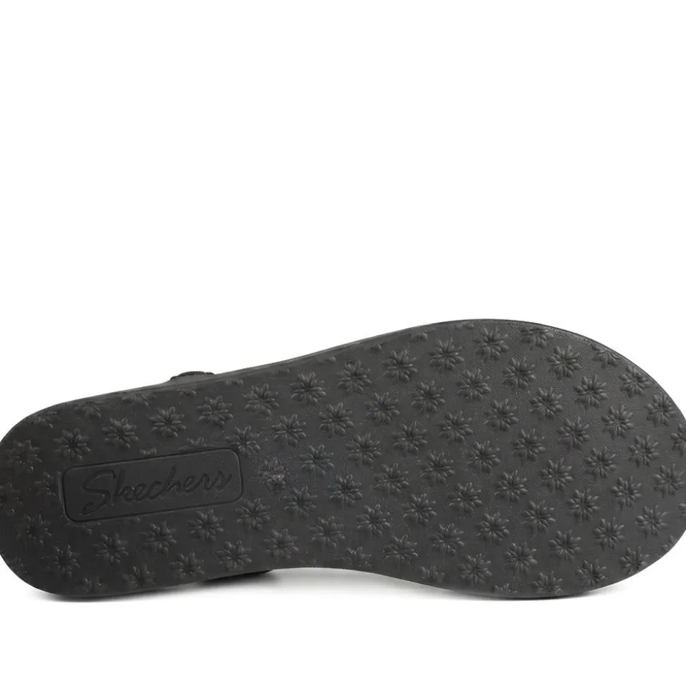 Skechers Meditation Luxe Modern Event Sandals - Black
