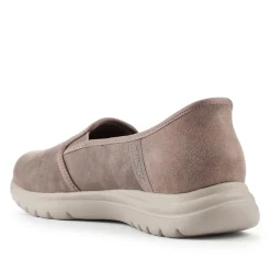 Skechers Memory Foams Slip Ins - Taupe