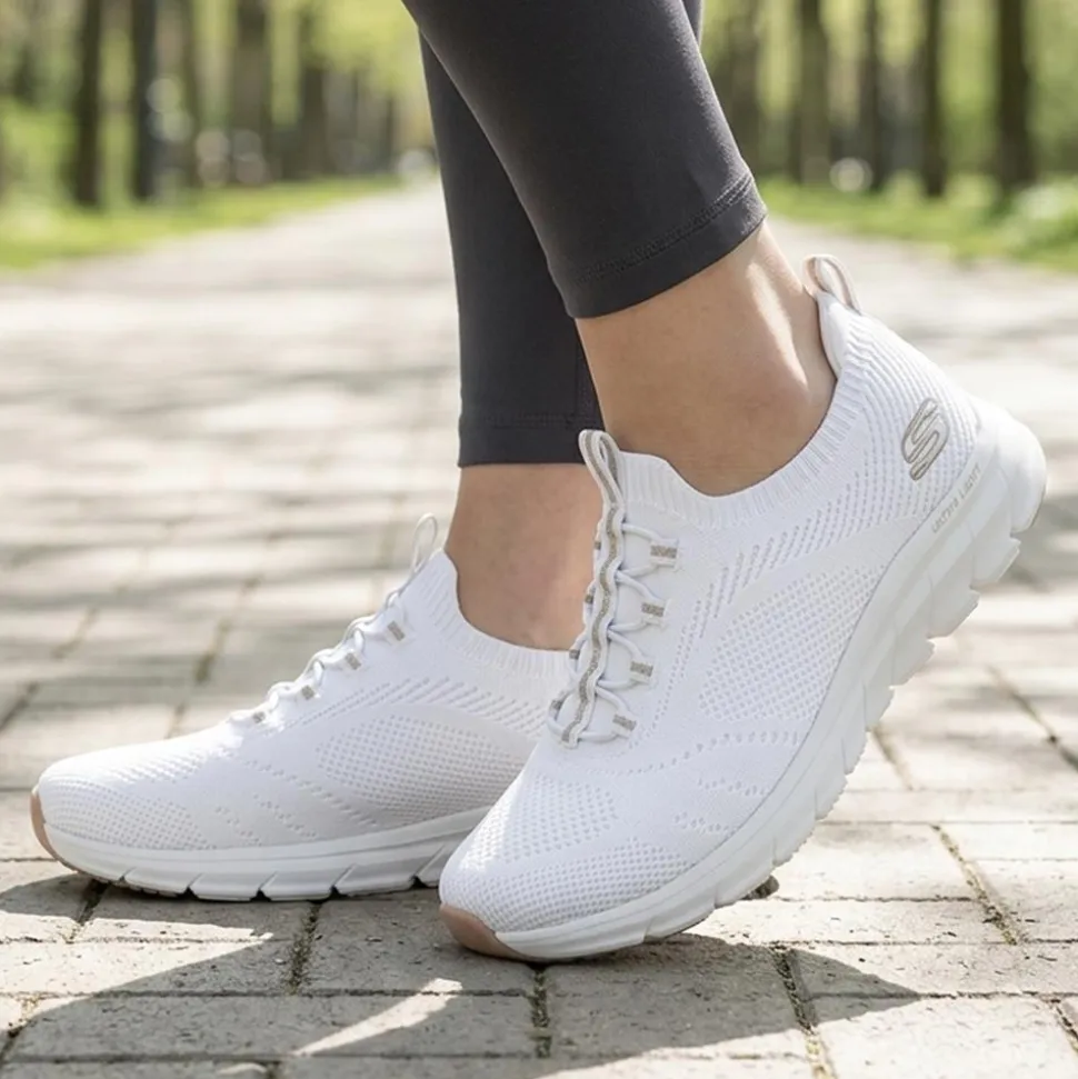 Skechers Pure Flex - Poised Trainers - White